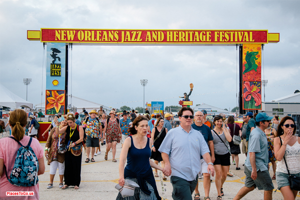 Most popular music festivals in the United States New Orleans Jazz Festival