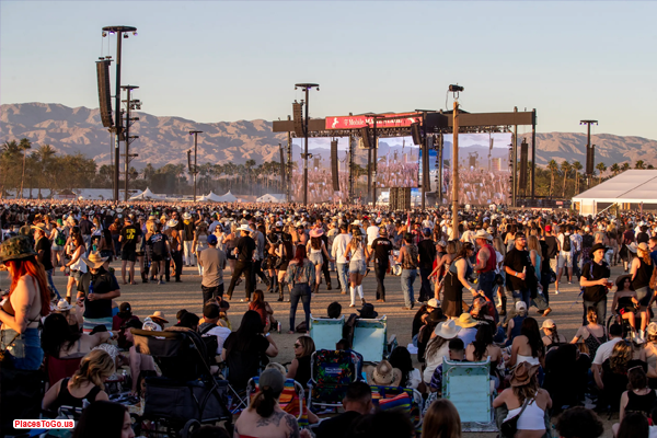 Country genre music festival in the USA