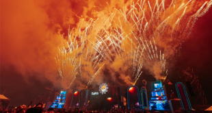 Crowd enjoying a vibrant music festival weekend experience