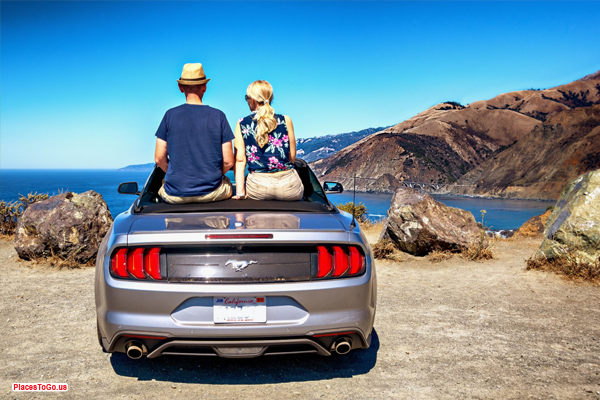 scenic U.S. coastal routes for couples driving along Pacific Coast Highway