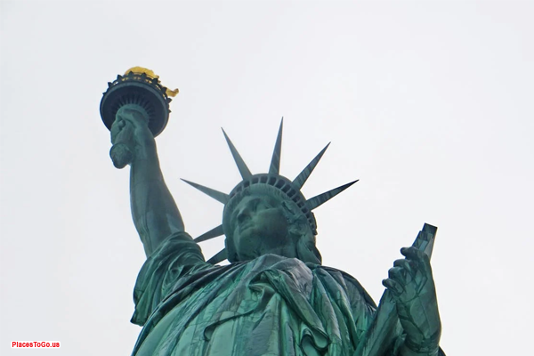 Statue of Liberty, a historic landmark symbolizing freedom