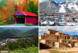 Best U.S. Mountain Towns for Every Season – scenic collage