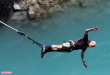 Bungee jumping at Rio Grande Gorge Bridge in New Mexico